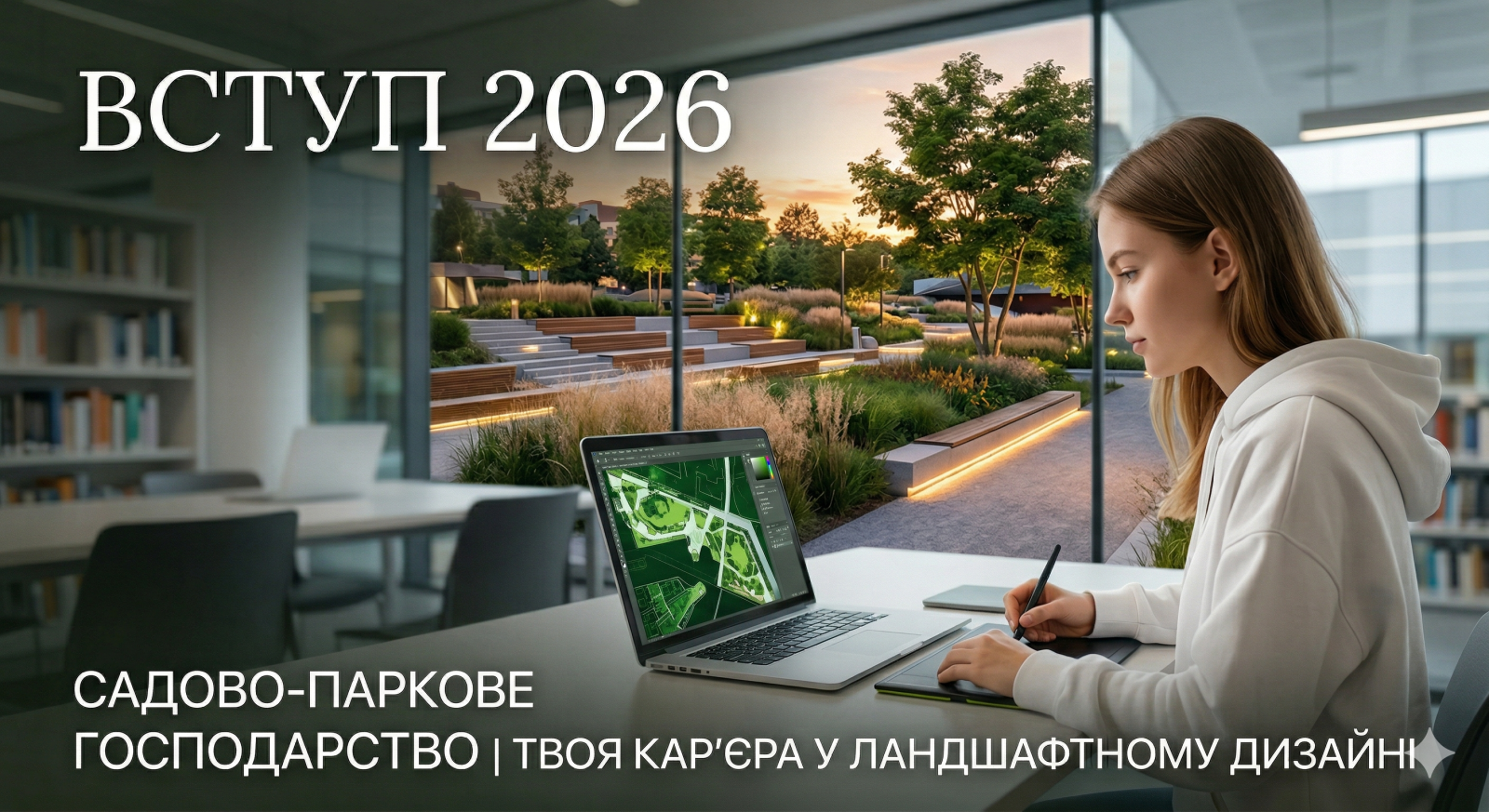 ТОП-спеціальність 2026: Чому абітурієнти обирають садово-паркове господарство?
